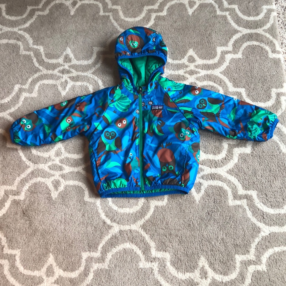Kids Patagonia Reversible Down Hoodie